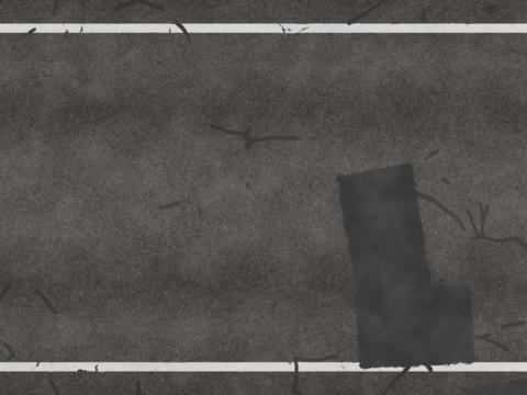  裂痕补丁单行道马路公路道路沥青路 PBR材质贴图 2k 