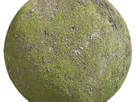  泥地草地土地自然地面 PBR材质贴图 2K 