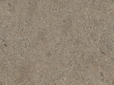  沙石地沙土地泥地碎石地自然地面地表 PBR材质贴图 2K 