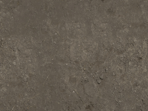  泥地土地自然地面地表 PBR材质贴图 2K 