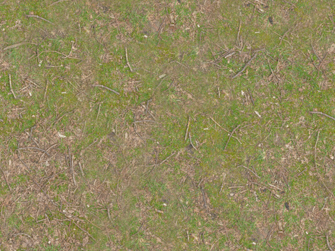  泥地草地土地自然地面地表 PBR材质贴图 2K 