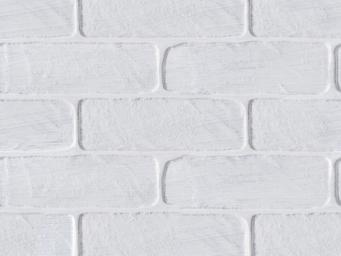  无缝白色墙砖户外砖 PBR材质贴图 2k 