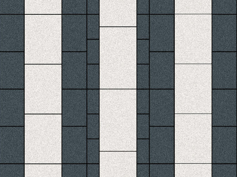  现代其它石材_深浅灰竖向条纹铺_办公走廊地面铺装 