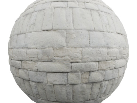  无缝砖墙石墙石砖石地铺路砖户外砖 PBR材质贴图 1k 