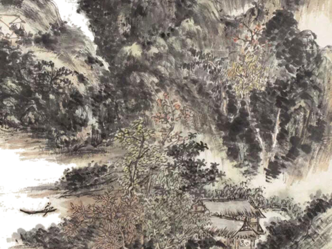  高清中式装饰画 