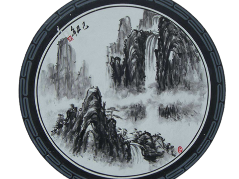  高清中式装饰画 