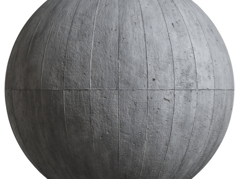  无缝装饰混凝土清水混凝土 PBR材质贴图 2k 