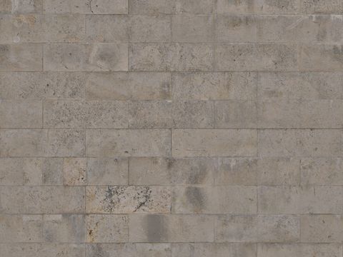  无缝墙砖地砖石砖铺路砖铺路石户外砖 PBR材质贴图 2k 