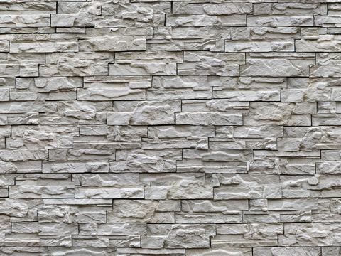  无缝墙砖石砖户外砖PU石 PBR材质贴图 2k 