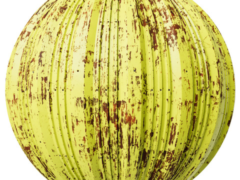  无缝金属波纹板波浪板 PBR材质贴图 2k 