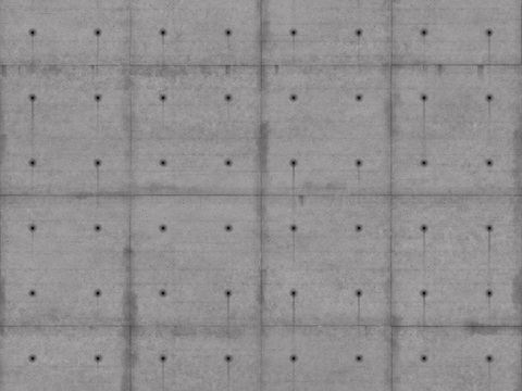  装饰混凝土清水混凝土 PBR材质贴图 4k 