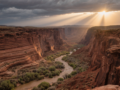  风景 黄昏 夕阳 山脉 