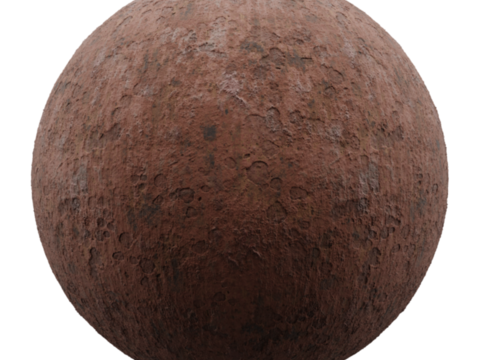  风化生锈金属铁锈金属 PBR材质贴图 2k 