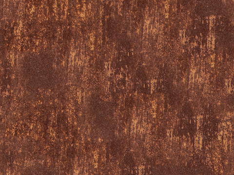  风化生锈金属铁锈金属耐候钢 PBR材质贴图 2k 