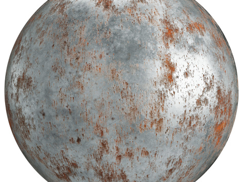  无缝做旧金属PBR材质贴图 1k 