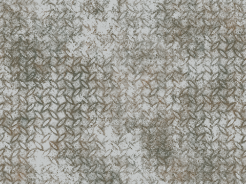  无缝压花金属板铁板钢板 PBR材质贴图 2k 