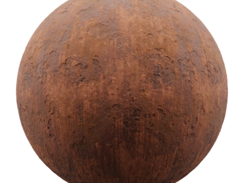  风化生锈金属铁锈金属 PBR材质贴图 2k 