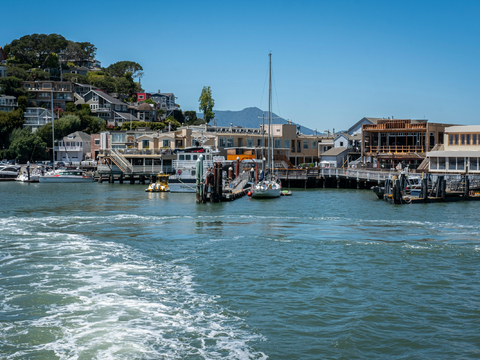  白天城市天空外景 