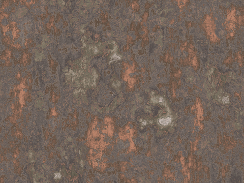  生锈铁锈粗糙金属 PBR材质贴图 2k 