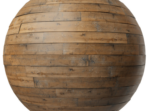  无缝木板木地板木墙板防腐木板木甲板 PBR材质贴图 2k 