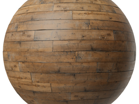  无缝木板木地板木墙板防腐木板木甲板 PBR材质贴图 2k 