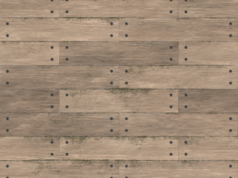  无缝木板木地板木墙板防腐木板木甲板 PBR材质贴图 2k 