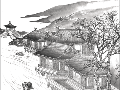  中式高清装饰画 