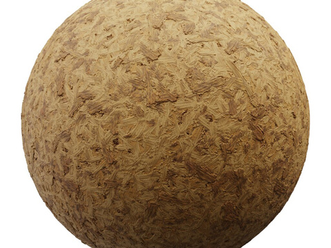  刨花板欧松板OSB板 PBR材质贴图 2k 