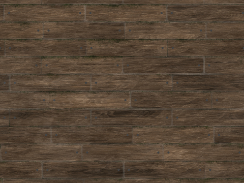  无缝木板木地板木墙板防腐木板木甲板 PBR材质贴图 2k 