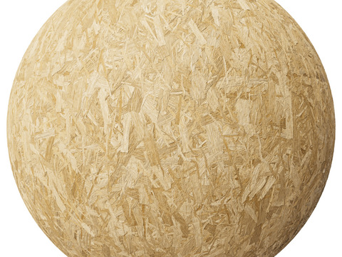  刨花板欧松板OSB板 PBR材质贴图 1k 