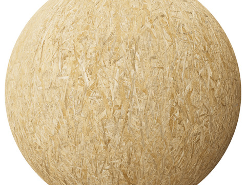  刨花板欧松板OSB板 PBR材质贴图 2k 