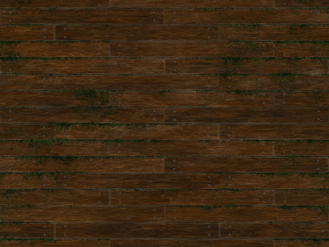  无缝木板木地板木墙板防腐木板木甲板 PBR材质贴图 2k 