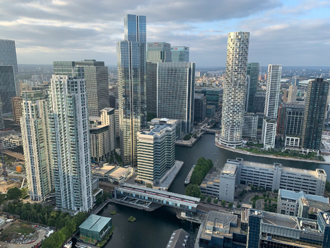  白天城市天空外景 