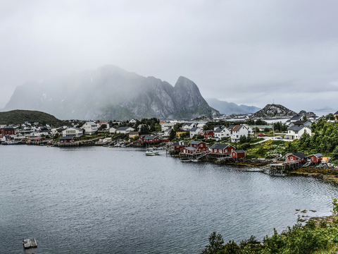  白天城市天空外景 