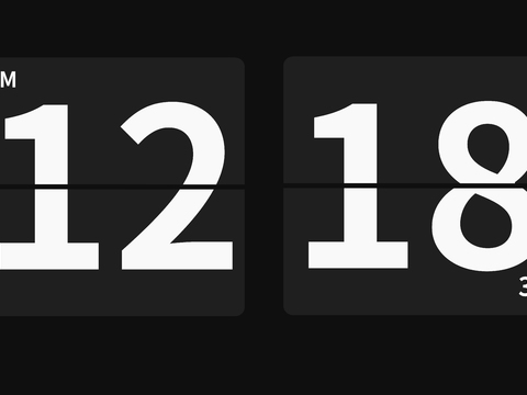  高清数字时钟贴图 