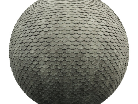  屋顶瓦片 PBR材质贴图 2k 