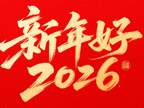  装饰画马年新年海报新年春节2026 