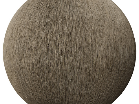  茅草屋顶 PBR材质贴图 1k 