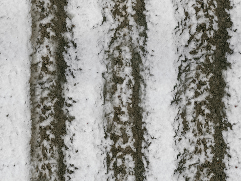  雪地 PBR材质贴图 2k 