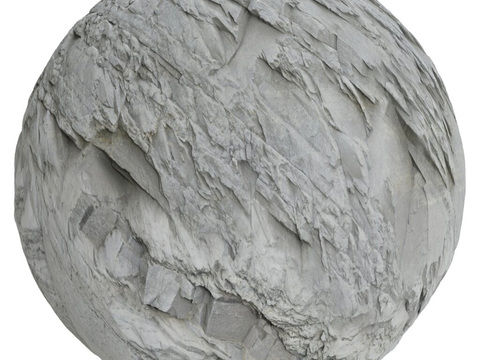  石头岩石pu石 PBR材质贴图 2k 