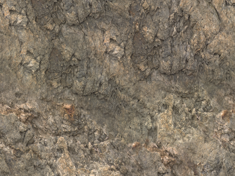  石头岩石pu石 PBR材质贴图 2k 