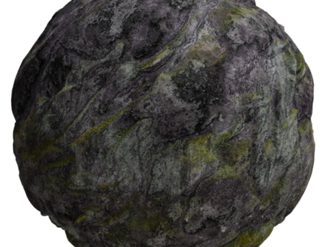  石头岩石pu石 PBR材质贴图 1k 