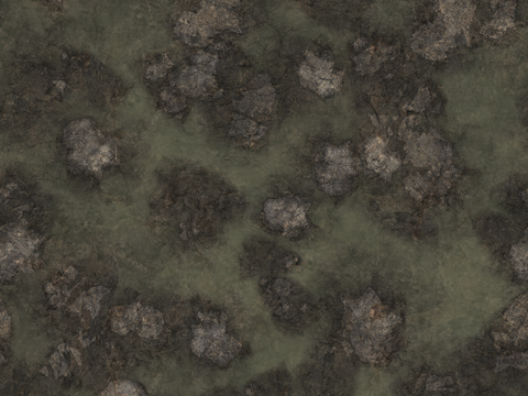  石头岩石pu石 PBR材质贴图 2k 