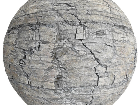  石头岩石pu石 PBR材质贴图 2k 