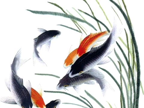  高清中式装饰画 