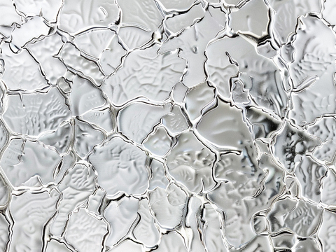  现代无缝花纹玻璃磨砂艺术玻璃 