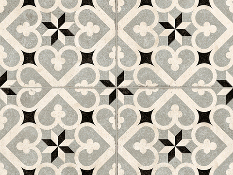  现代复古花砖  石材拼花 小花砖地砖瓷砖 