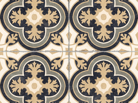  现代复古花砖  石材拼花 小花砖地砖瓷砖 