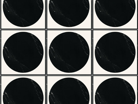  小花砖地砖瓷砖 石材拼花 现代几何花砖 