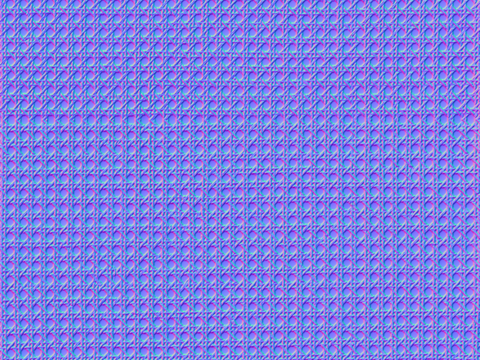  编织，积布纹凹凸法线 